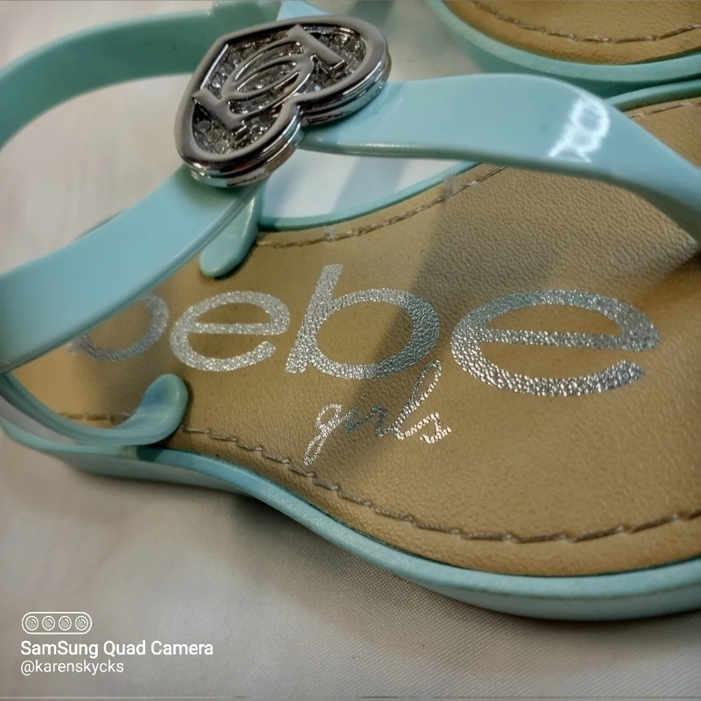𝅺bebe Tourquouse Sandals Kids Size 9/10